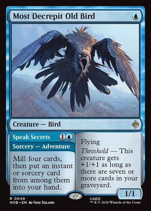 Most Decrepit Old Bird // Speak Secrets [Foil]