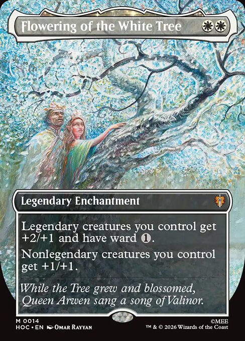 Flowering of the White Tree [Borderless Classic Artist]