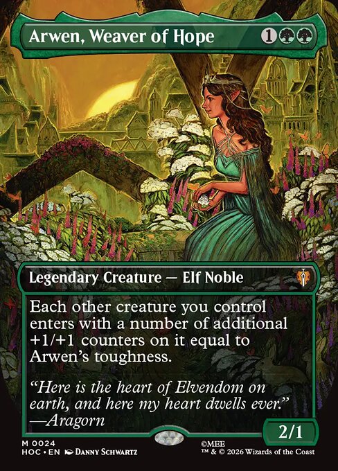 Arwen, Weaver of Hope [Borderless Classic Artist]