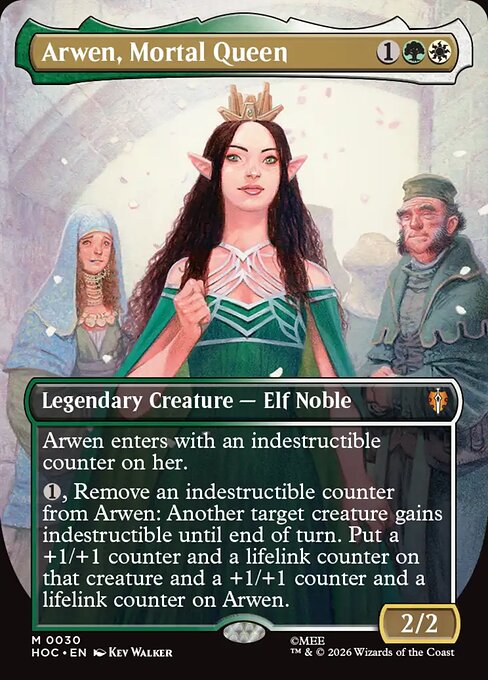 Arwen, Mortal Queen [Borderless Classic Artist Foil]