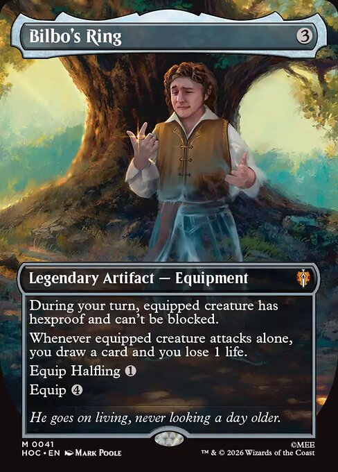Bilbo's Ring [Borderless Classic Artist Foil]