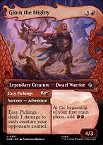 Glóin the Mighty // Easy Pickings [Dragon Hoard Frame]
