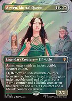 Arwen, Mortal Queen [Borderless Classic Artist Surge Foil]