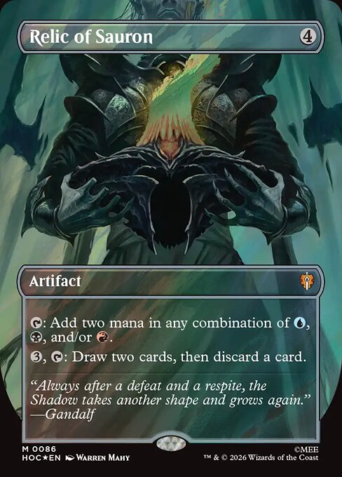 Relic of Sauron [Borderless Classic Artist Surge Foil]