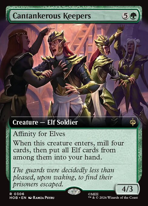 Cantankerous Keepers [Extended Artwork Foil]