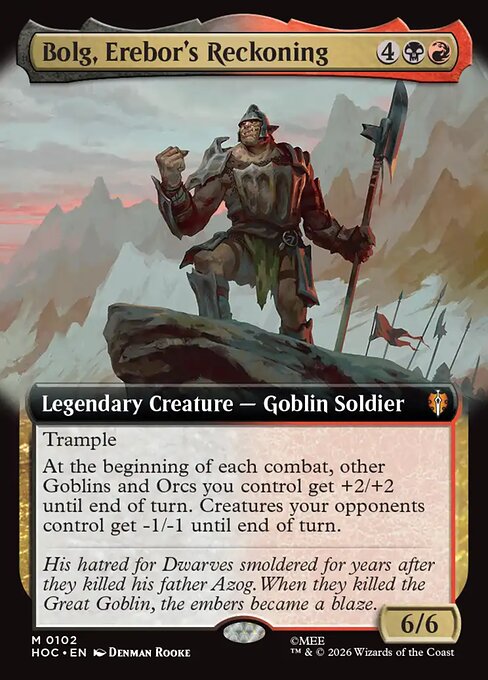 Bolg, Erebor's Reckoning [Extended Artwork]