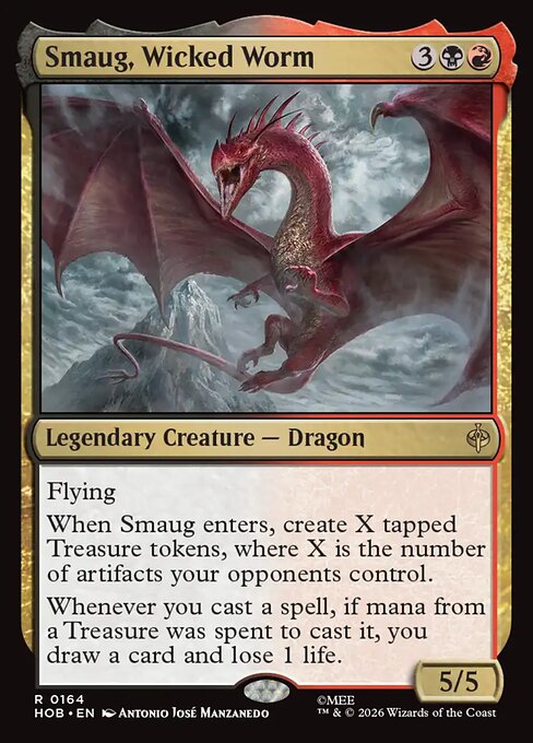 Smaug, Wicked Worm [Foil]
