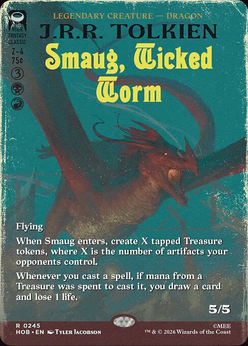 Smaug, Wicked Worm [Book Cover]