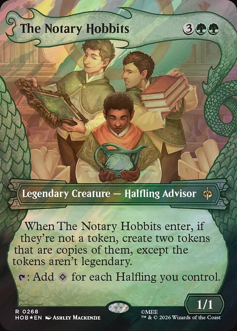 The Notary Hobbits [Dragon Hoard Frame Surge Foil]