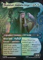 Thranduil, Sindarin Liege // Silvan Rally [Dragon Hoard Frame Surge Foil]