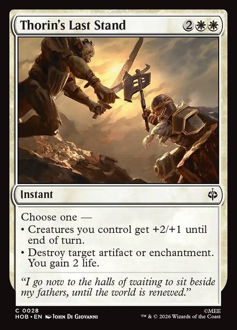 Thorin's Last Stand [Foil]