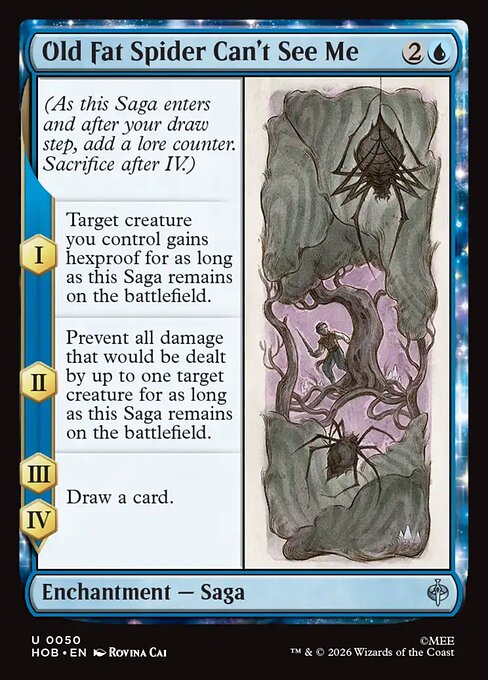 Old Fat Spider Can't See Me [Foil]
