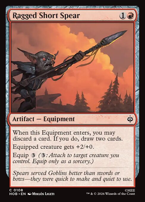 Ragged Short Spear [Foil]