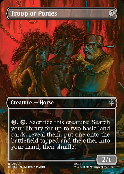 Troop of Ponies [Borderless Scene Foil]