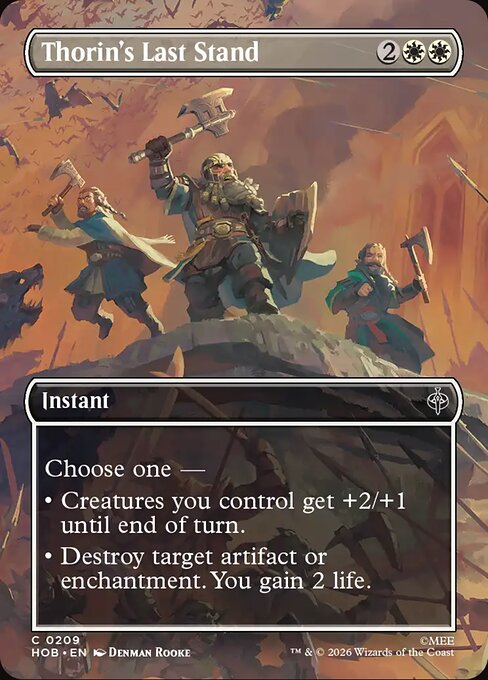 Thorin's Last Stand [Borderless Scene Foil]