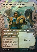 Bofur, Reliable Guardian // Concerted Care [Dragon Hoard Frame Surge Foil]