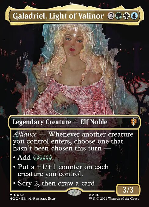 Galadriel, Light of Valinor [Borderless Classic Artist]