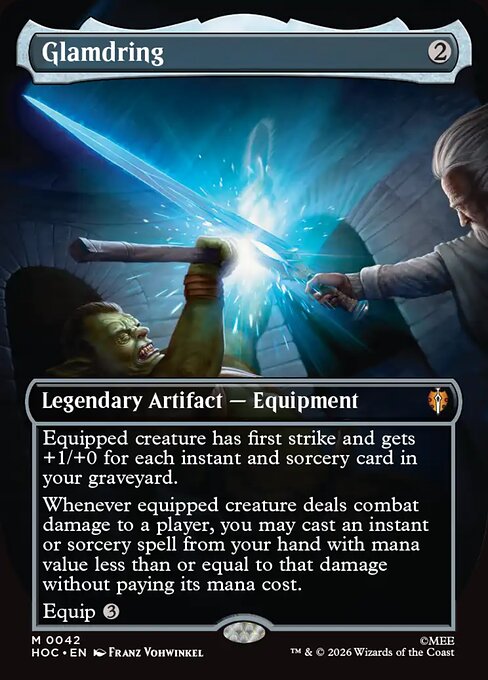 Glamdring [Borderless Classic Artist Foil]