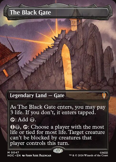 The Black Gate [Borderless Classic Artist]