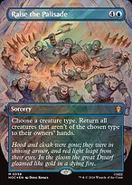 Raise the Palisade [Borderless Classic Artist Surge Foil]