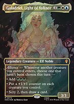 Galadriel, Light of Valinor [Borderless Classic Artist Surge Foil]