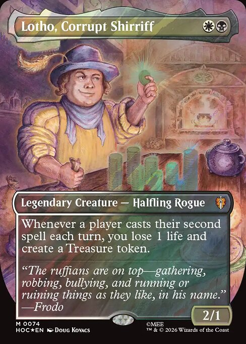 Lotho, Corrupt Shirriff [Borderless Classic Artist Surge Foil]