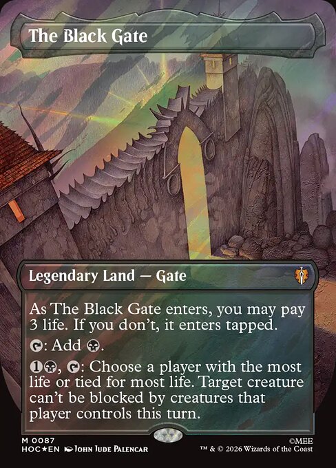 The Black Gate [Borderless Classic Artist Surge Foil]