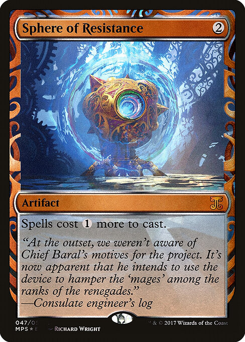 Sphere of Resistance [Showcase Foil]