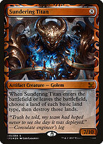 Sundering Titan [Showcase Foil]