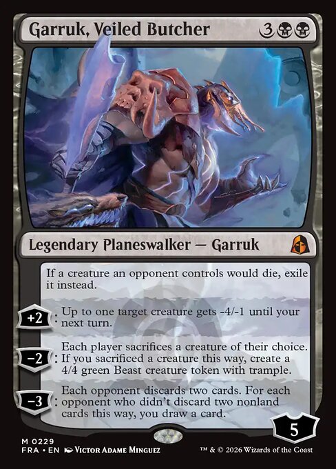 Garruk, Veiled Butcher [Foil]