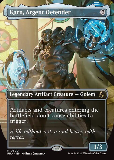 Karn, Argent Defender [Borderless]