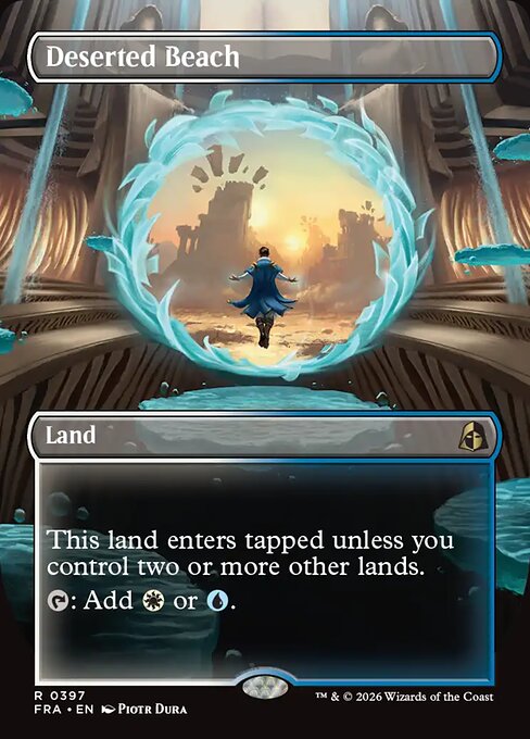 Deserted Beach [Borderless Portal Land Foil]