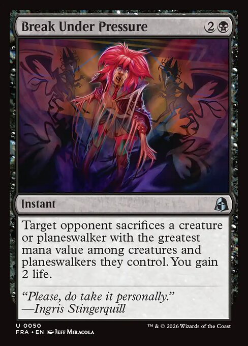 Break Under Pressure [Foil]