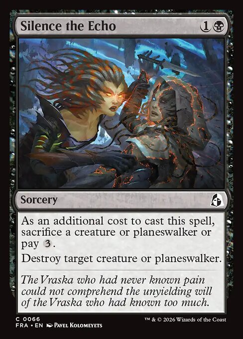 Silence the Echo [Foil]