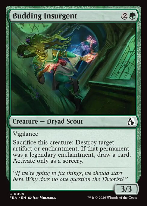 Budding Insurgent [Foil]