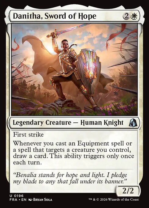Danitha, Sword of Hope [Foil]