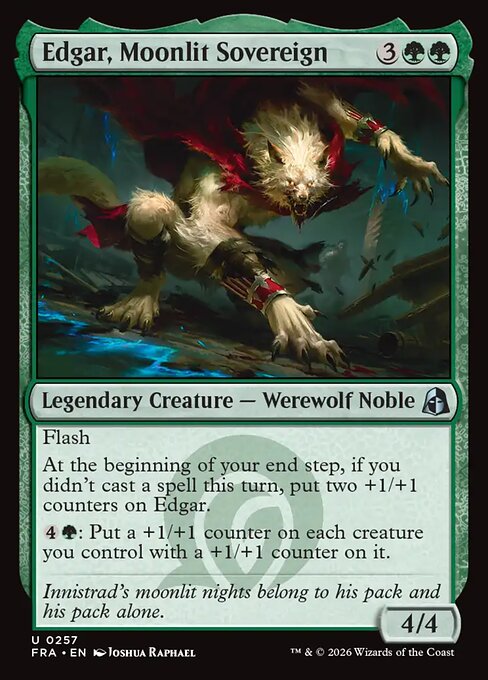 Edgar, Moonlit Sovereign [Foil]