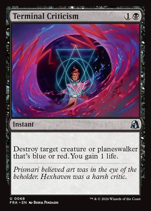 Terminal Criticism [Foil]