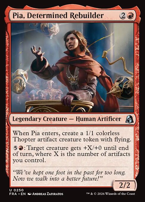 Pia, Determined Rebuilder [Foil]