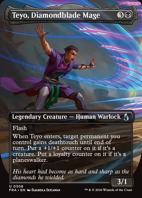 Teyo, Diamondblade Mage [Borderless]