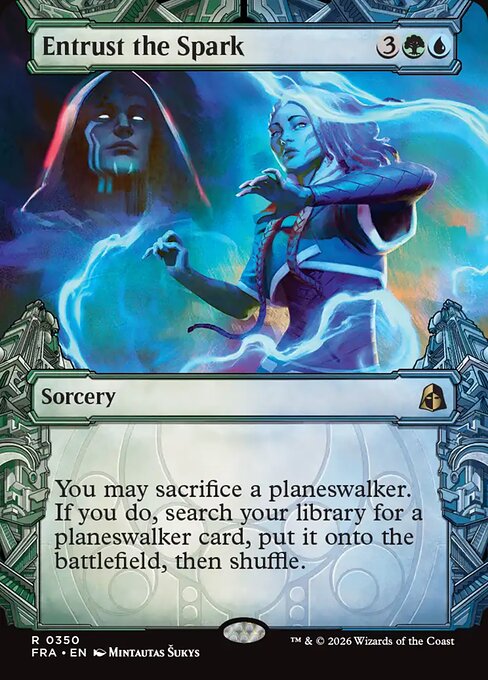 Entrust the Spark [Sculptor's Stronghold Foil]