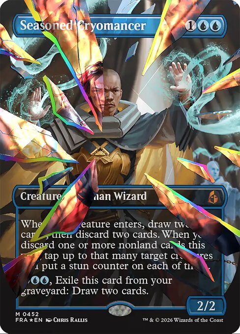 Seasoned Cryomancer [Shattered Mirror Facet Foil]