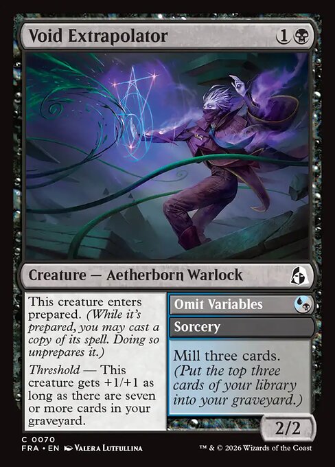 Void Extrapolator // Omit Variables [Foil]