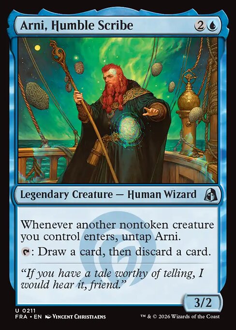 Arni, Humble Scribe [Foil]