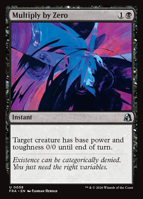 Multiply by Zero [Foil]
