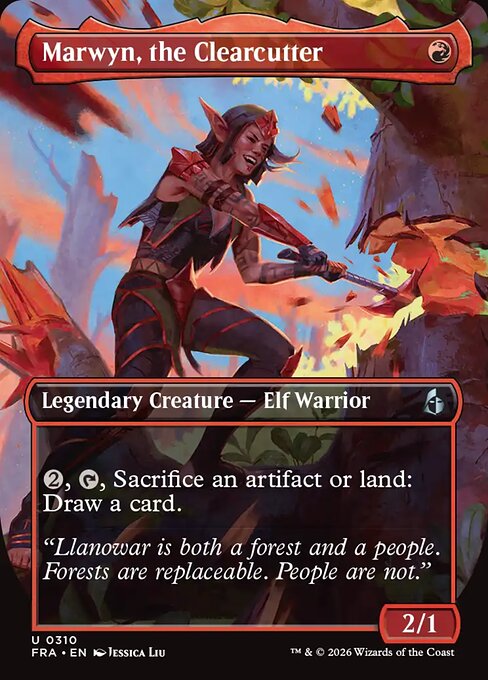 Marwyn, the Clearcutter [Borderless Foil]