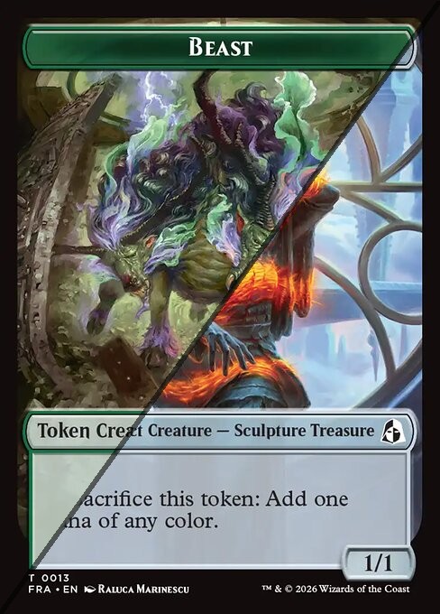 Beast Token  // Sculpture Treasure Token TFRA 