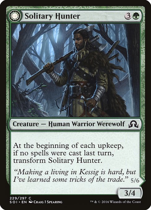 Solitary Hunter // One of the Pack [Foil]