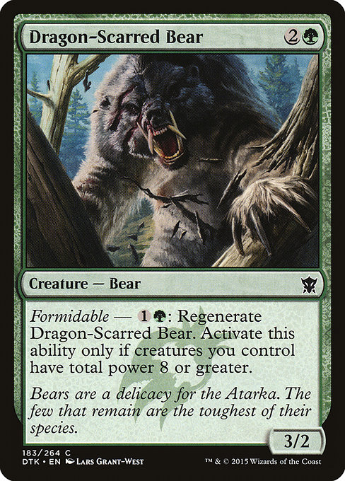 Dragon-Scarred Bear [Foil]