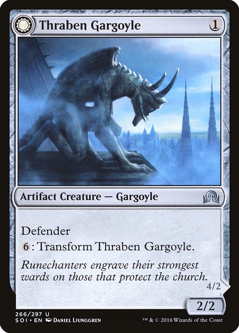 Thraben Gargoyle // Stonewing Antagonizer [Foil]